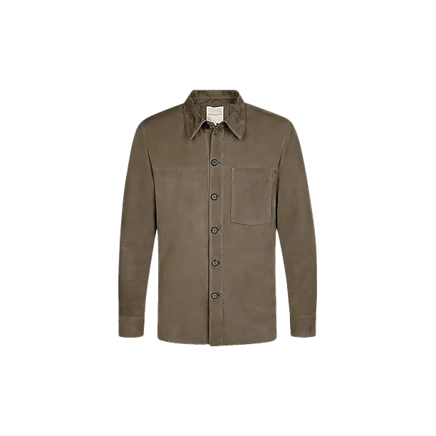 OVERSHIRT SHIRT SUEDE TAUPE Taupe