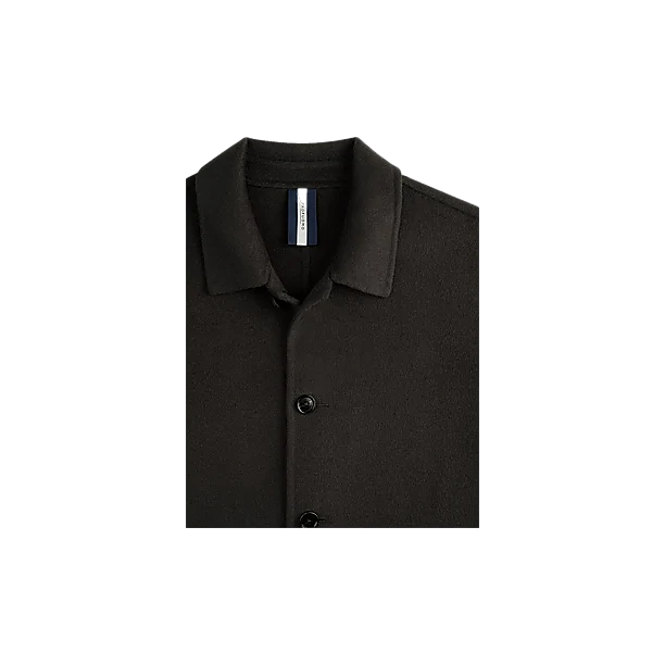 OVERSHIRT WO BASIC D.BROWN Licht Bruin