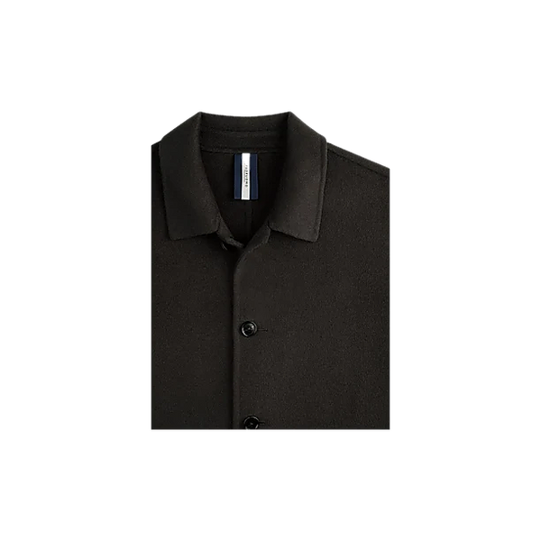 OVERSHIRT WO BASIC D.BROWN