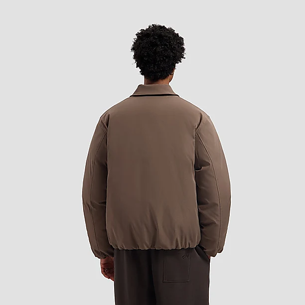 PADDED JACKET Licht Bruin