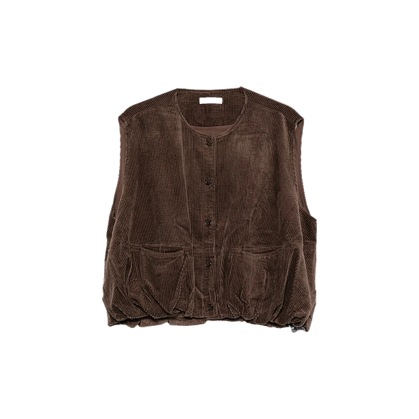 Peace vest Bruin