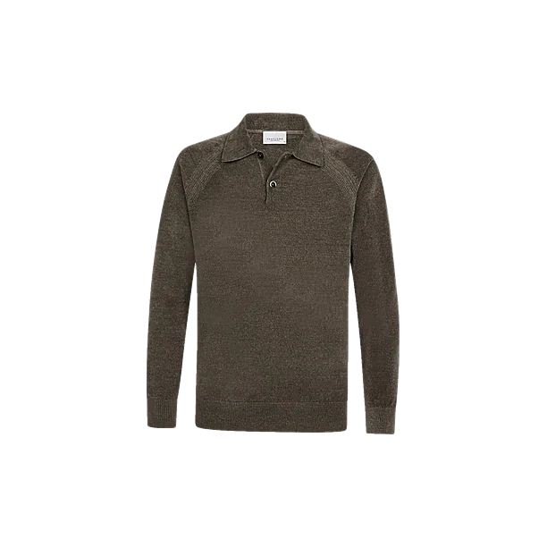 POLO LS BROWN Bruin