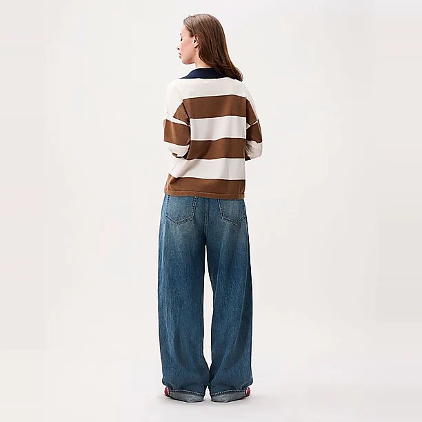 Polo Vneck knit Bruin