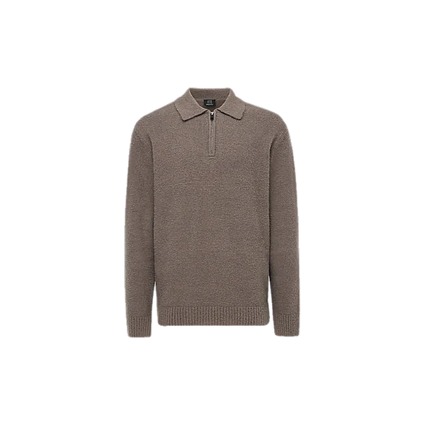 POLO ZIP LS KNITWEAR