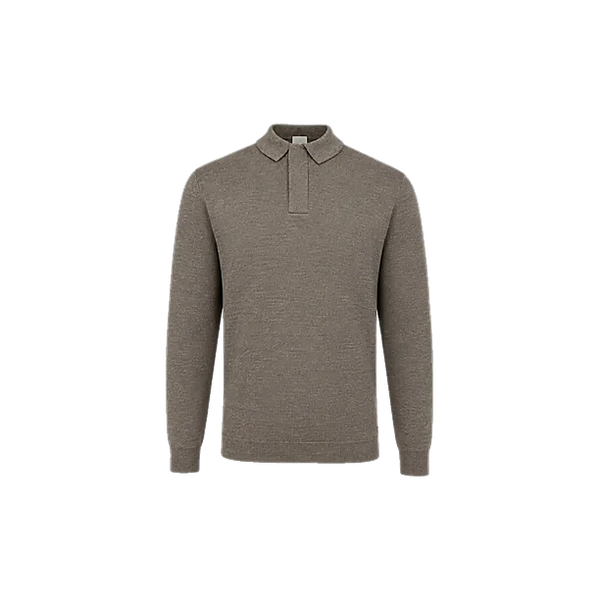 POLO ZIP LS KNITWEAR