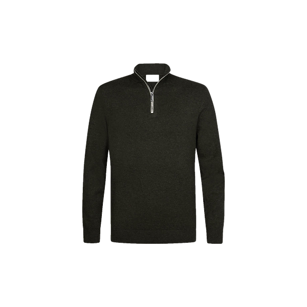 PULLOVER HALF ZIP D GREEN Multi Colour