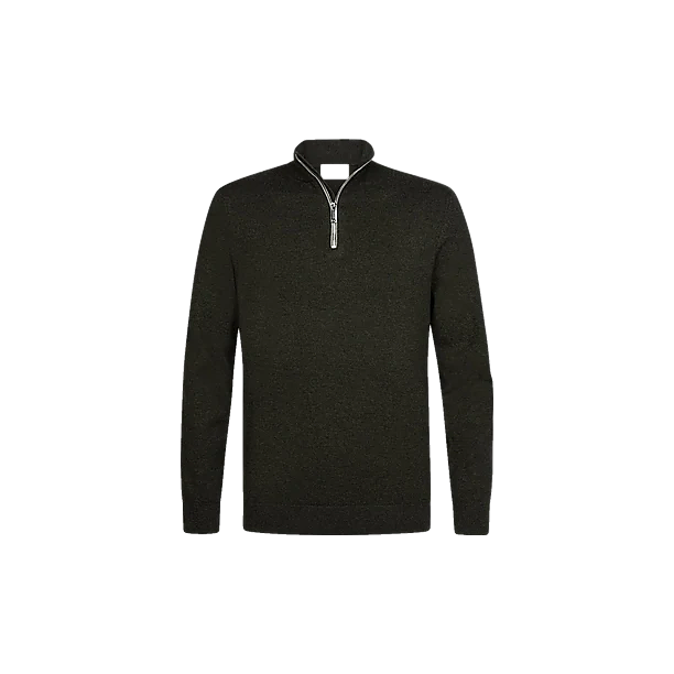 PULLOVER HALF ZIP D GREEN Multi Colour