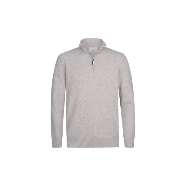 PULLOVER HALF ZIP GREY