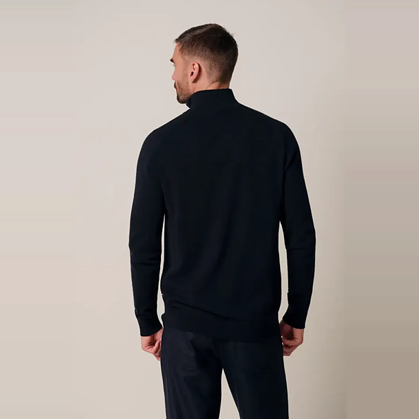 PULLOVER HALF ZIP NAVY Marine