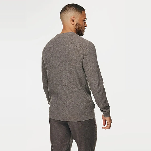ROUND LS KNITWEAR Taupe