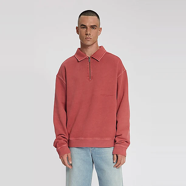 RUSK GARMENT DYED POLO Rood