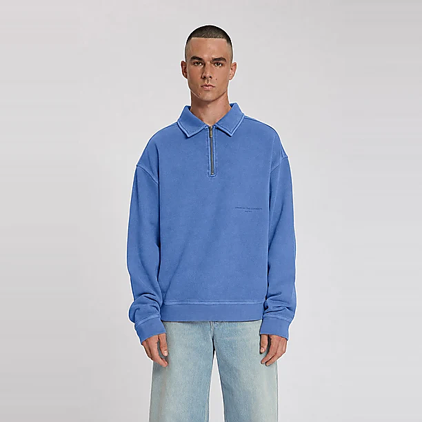RUSK GARMENT DYED POLO Blauw