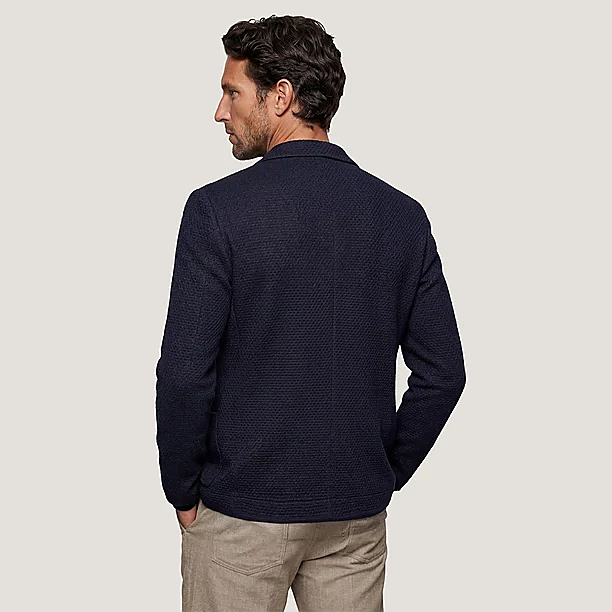 SAN MARCO SWACKET BASKET WEAVE Blauw