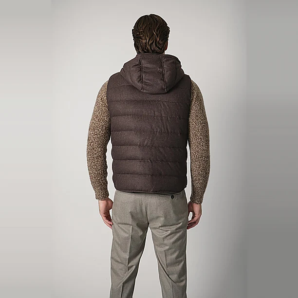 SAN SIRO REAL GOOSE DOWN VEST Bruin