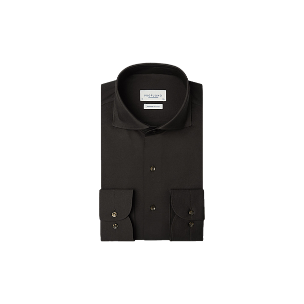 SHIRT X-CUTAWAY SF D.BROWN Licht Bruin
