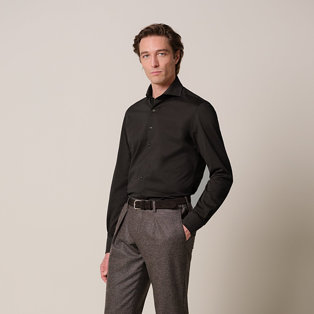 SHIRT X-CUTAWAY SF D.BROWN Licht Bruin