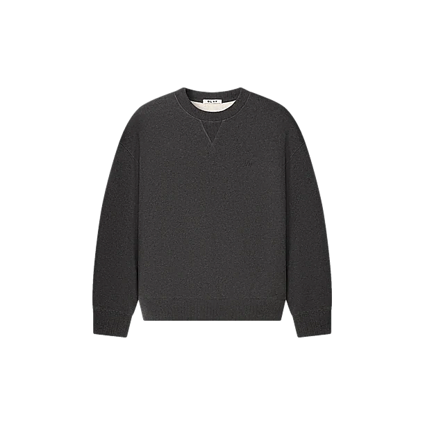 SIGNATURE BOXY CREWNECK Donker Grijs