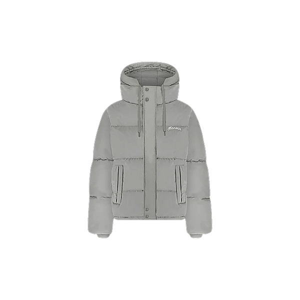 SIGNATURE HOODED PUFFER JACKET