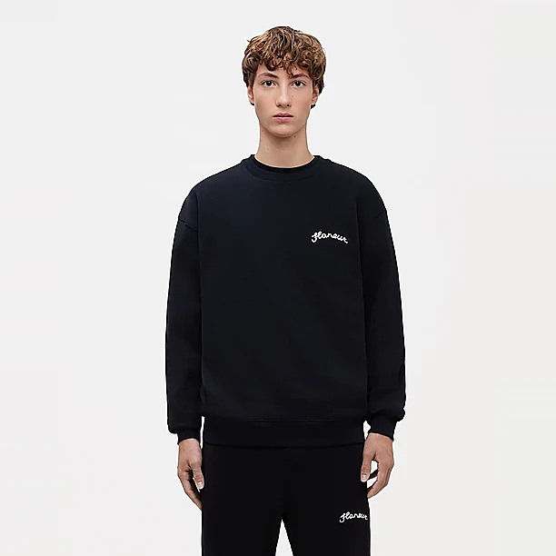 SIGNATURE SWEATER Zwart