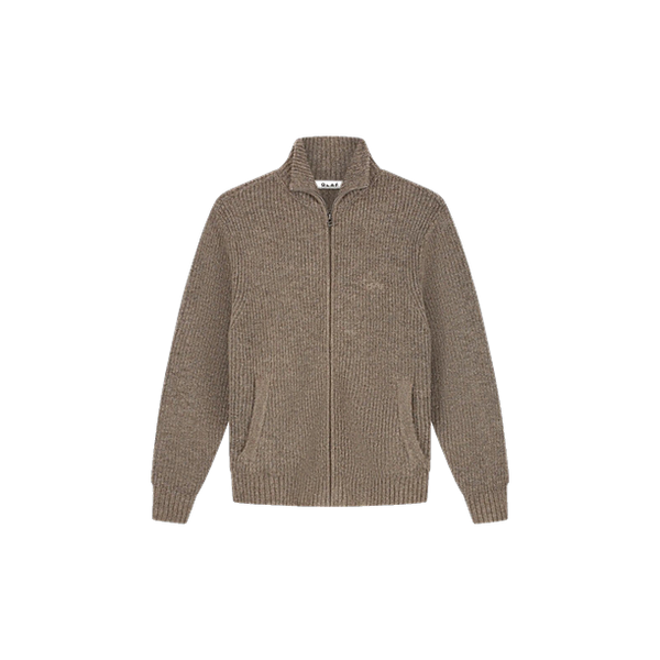 SIGNATURE ZIP KNITTED MOCKNECK