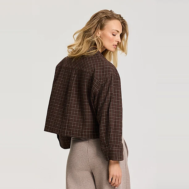 SILLIA SHIRT Zwart