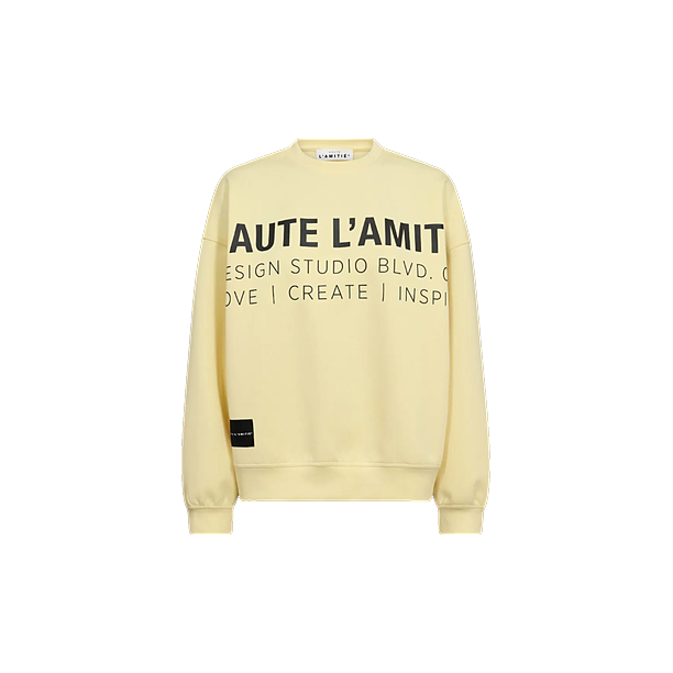 STUDIO LOGO SWEAT Geel