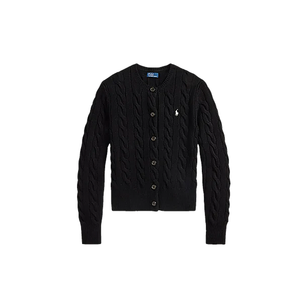 SWEATER CARDIGAN Zwart