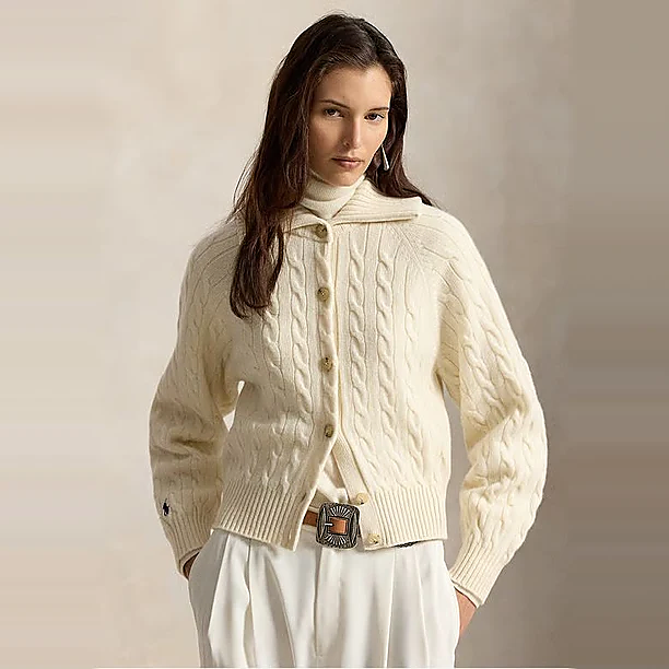 SWEATER CARDIGAN Wit