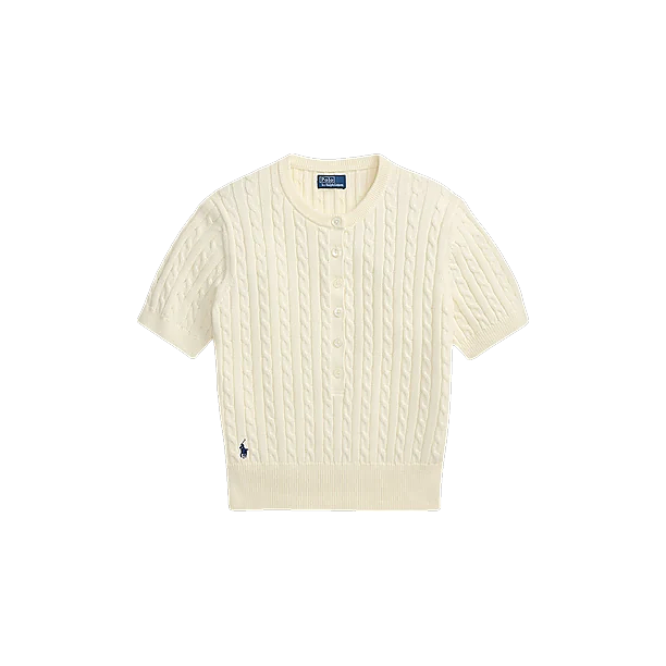 SWEATER HENLEY Wit