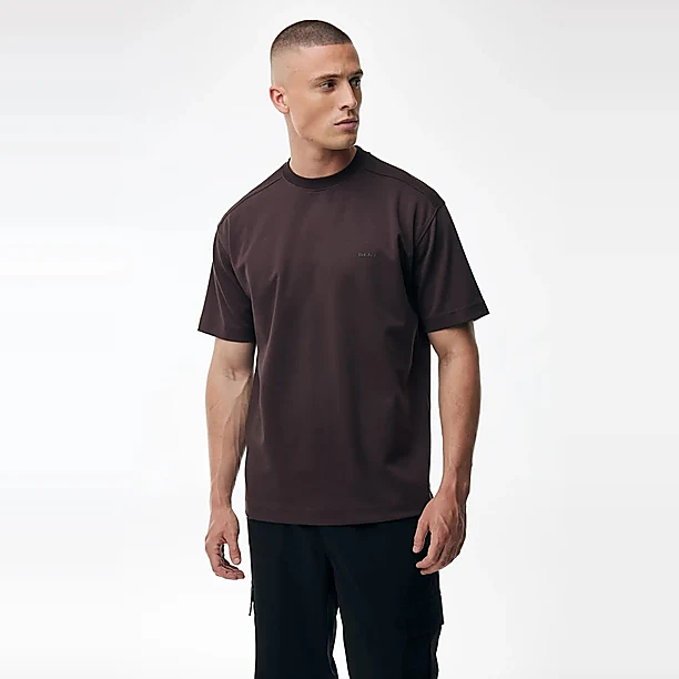 T-SHIRT SS EE JERSEY Bordeaux