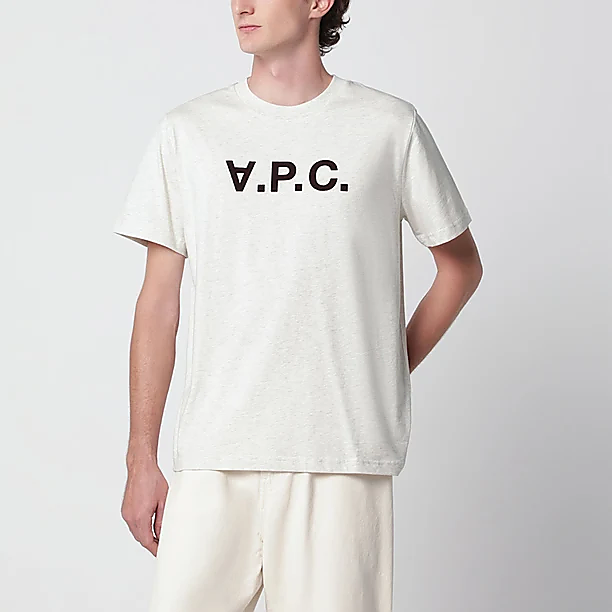 T-SHIRT STANDARD GRAND VPC GOTS ECRU