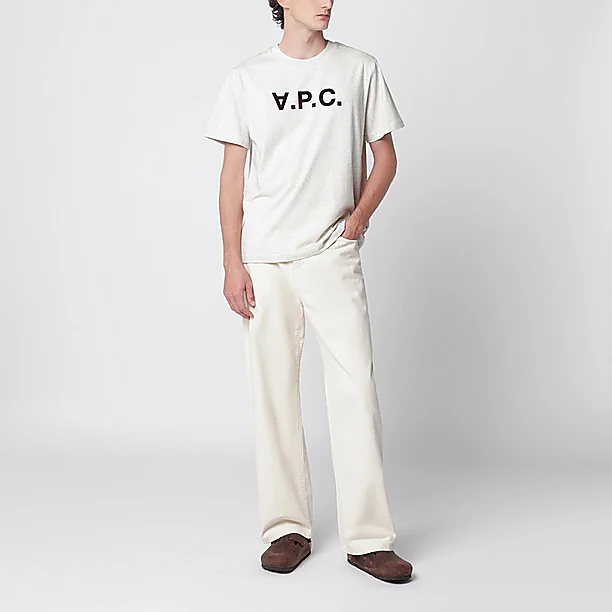 T-SHIRT STANDARD GRAND VPC GOTS ECRU