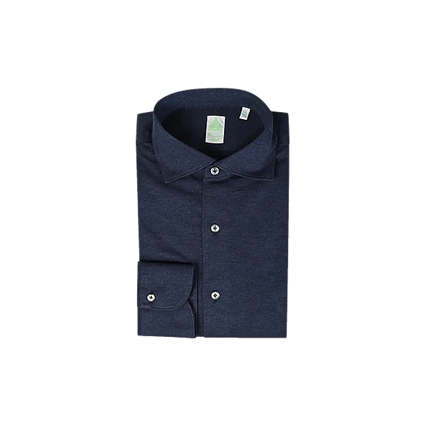 TORONTO-ZANTE-Z TONDO CAMICIA UOMO ML SPORTIVA Marine