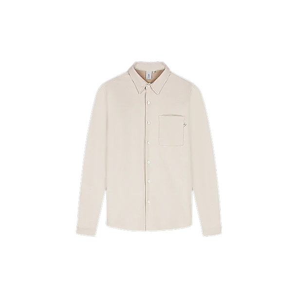 TROY SOFT HERRINGBONE SHIRT Zand