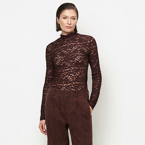 TURTLE NECK TOP Bruin