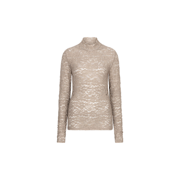 TURTLE NECK TOP Beige
