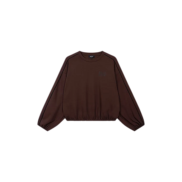 PIPING SWEATER Bruin