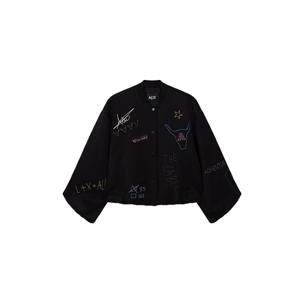 ARTWORK BOMBER Zwart