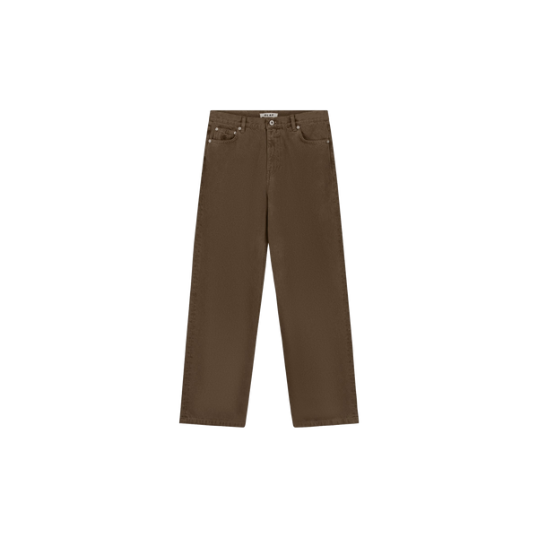WASHED TWILL REGULAR PANT