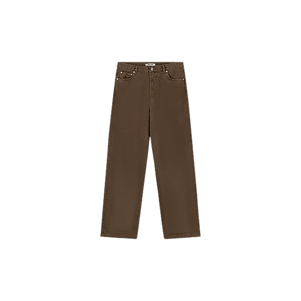 WASHED TWILL REGULAR PANT