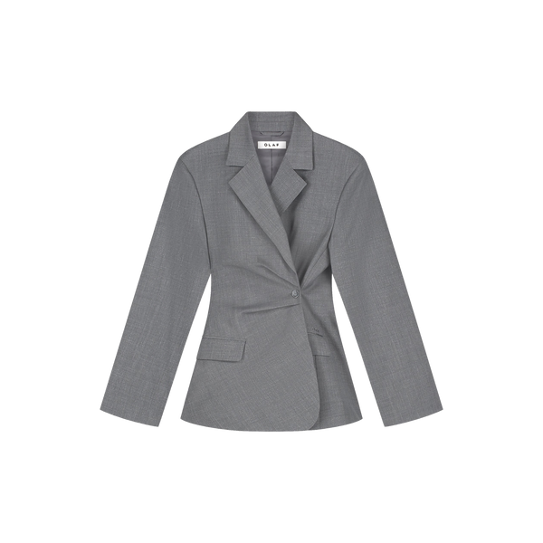 WOOL ASYMETRIC BLAZER