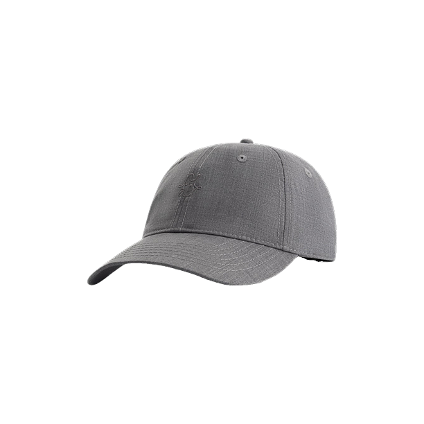 WOOL MONOGRAM CAP Licht Grijs