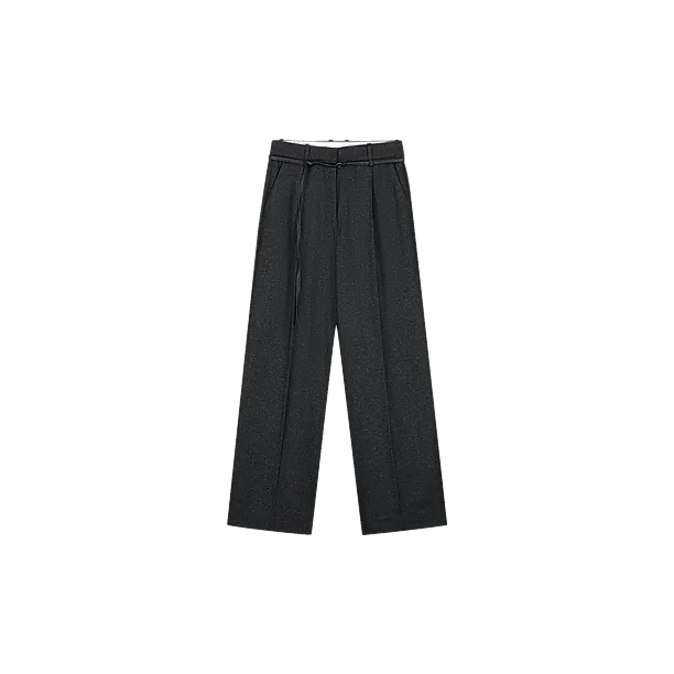 WOOL TAILERED TROUSERS Muis Grijs