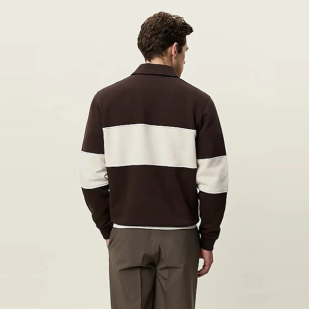 ZIPPER RUGBY SWEATSHIRT Bruin