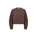 ALVIACC BARREL SLEEVE KNIT Bruin