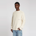 ASPU STRUCTURED KNIT WITH ARTWORK Off White
