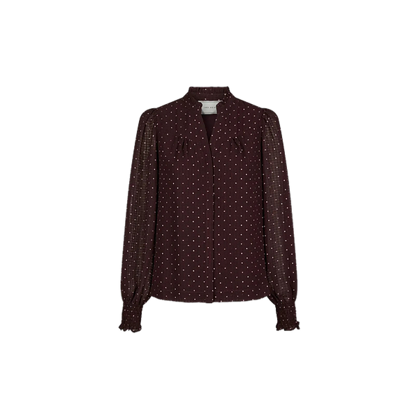 ASTRIDA DOTTED BLOUSE
