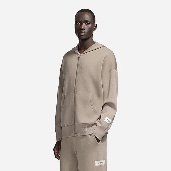 ATELIER KNIT ZIP-UP