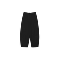 Barrel fit tailored trousers Zwart