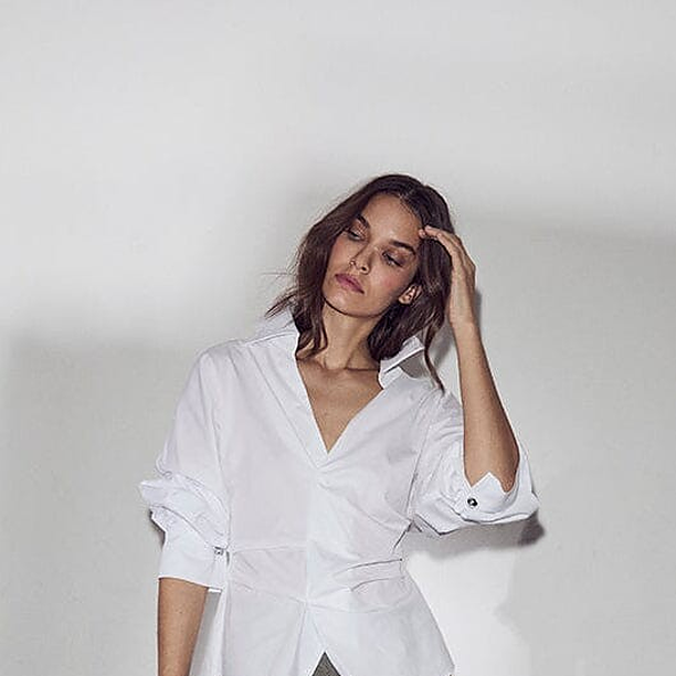 BELL ZIP BALL SHIRT Wit
